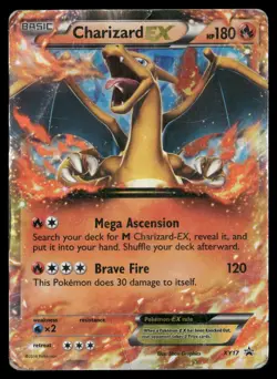 Charizard EX XY17 Holo Promo XY Promo Pokemon Holo DMG Holo - Image 1
