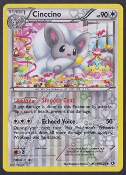 Pokemon Cinccino RC19/RC25 Holo Legendary Treasures - Image 1
