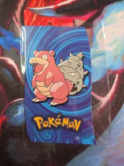 Mint 2001 Topps Pokemon Johto League Champions Die Cut Embossed #13 Slowpoke - Image 1