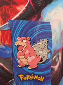 Mint 2001 Topps Pokemon Johto League Champions Die Cut Embossed #13 Slowpoke - Image 5