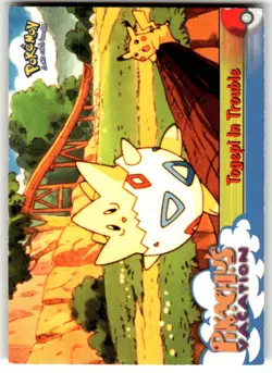 1999 Pokemon First Movie #45 Pikachu's Vacation (Togepi in Trouble) Blue Logo LP - Image 1