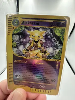 Alakazam 1/165 Expedition Base Set Reverse Holo Rare MP - Image 1