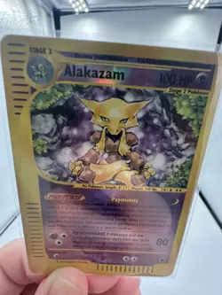 Alakazam 1/165 Expedition Base Set Reverse Holo Rare MP - Image 2