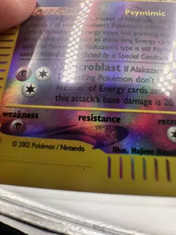 Alakazam 1/165 Expedition Base Set Reverse Holo Rare MP - Image 5