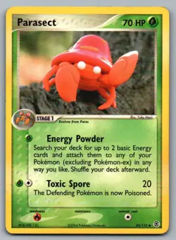 Parasect 43/112 Pokemon NM FireRed & LeafGreen - Image 1