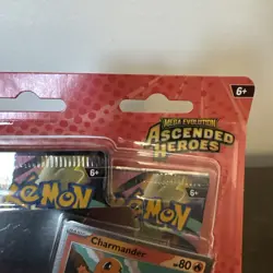 Ascended Heroes 3-Pack Tech Sticker Blister - Charmander!!!! - Image 3