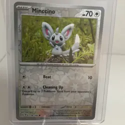 Minccino 136/162 SV05: Temporal Forces Reverse Holo NM - Image 1