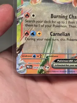 Flareon ex - (Prismatic Evolutions Stamp) Holo Double Rare 014/131 NM - Image 5