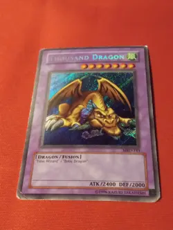 Yugioh - Thousand Dragon MRD-143 Secret Rare MP Unlimited Edition Original Print - Image 3