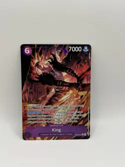 King EB04-031 Rare Alt Art One Piece TCG English The Azure Sea's Seven - Image 1