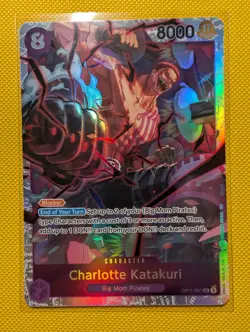 Charlotte Katakuri SR OP11-067 a Fist of Divine Speed English One Piece CCG - Image 1