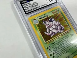 1999 BASE SET UNLIMITED NIDOKING HOLO #11/102 CGC GEM MINT 10 - Image 5