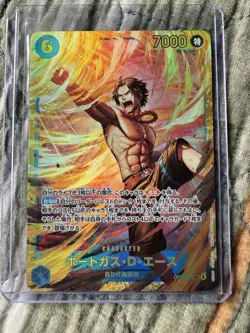 One Piece Card Game Portgas D Ace SEC Carrying on His Will OP13 119 Japanese - Image 1