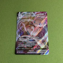 Pokemon TCG Mew VMAX 114/264 Ultra Rare Holo Card Near Mint Condition - Image 1