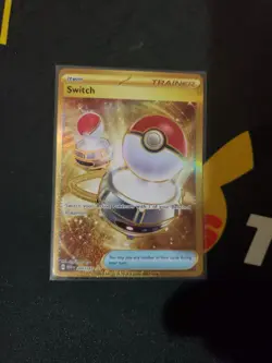 Switch 206/165 Pokemon Card 151 Hyper Rare Pokemon TCG - Image 1