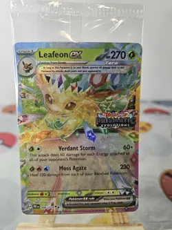Pokemon Leafeon EX Prismatic Evolutions Promo Card Sealed, 006/131 - Image 1