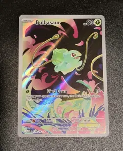 Bulbasaur 133/132 English MEG EN-Mega Evolutions Illustration Rare Pokemon Card - Image 1