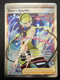 Pokemon TCG Elesa's Sparkle Fusion Strike 260/264 Holo Full Art-Mint - Image 1