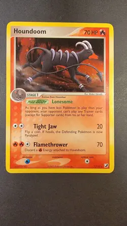 Houndoom Unseen Forces Holo Rare 7/115 English - Image 1