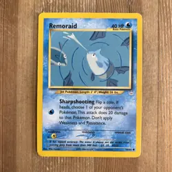 Pokemon TCG Remoraid Neo Revelation 50/64 Regular Unlimited Common MP - Image 1