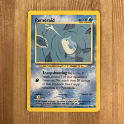 Pokemon TCG Remoraid Neo Revelation 50/64 Regular Unlimited Common HP - Image 1