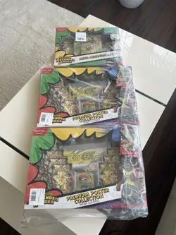 Pokemon TCG PREMIUM POSTER COLLECTION MEGA LUCARIO X2 MEGA MEGANIUM EX X1 - Image 3