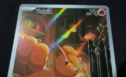Pokemon MEG EN Illustration Rare Vulpix #138/132, NM, Unplayed - Image 3