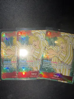 Sanji (English Version 1st Anniversary Set) OP01-013 One Piece Promo NM - Image 1
