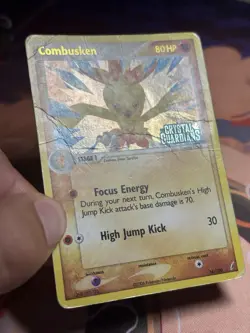 Combusken 16/100 Pokemon TCG EX Crystal Guardians Reverse Holo Rare Stamped HP - Image 4