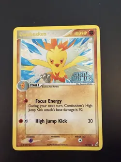 Combusken Crystal Guardians Reverse Holo Rare 16/100 Stamped - Image 1