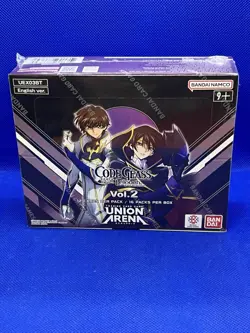 SEALED Union Arena UEX03BT CODE GEASS Vol. 2 Booster Box Display - 16 Packs - Image 1