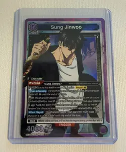 Solo Leveling Union Arena Sung Jinwoo (SR) UE17BT / SLG-1-021 - NM - Image 2
