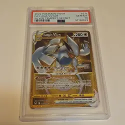 Pokemon Lugia VSTAR Secret Rare Full Art Holo Silver Tempest 211/195 PSA 10 2022 - Image 1