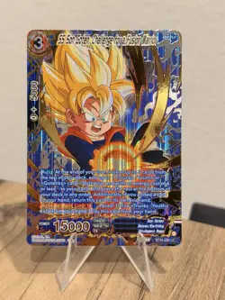 Goten Challenge Fusion War BT24 UC Gold Foil Alt Art Dragon Ball Super CCG Card - Image 1