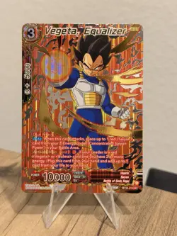 Vegeta, Equalizer BT24-014 UC Rare Gold Foil Alt Art Dragon Ball Super CCG Card - Image 1