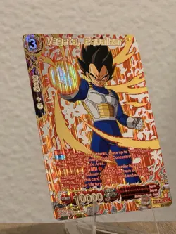 Vegeta, Equalizer BT24-014 UC Rare Gold Foil Alt Art Dragon Ball Super CCG Card - Image 2