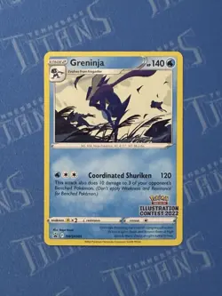 Greninja (Illustration Contest 2022) SWSH305 SWSH: Sword & Shield Promo Cards... - Image 2
