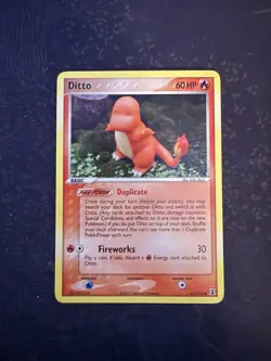 Pokemon TCG Ditto Charmander Delta Species Card 61/113 Regular Common - Image 1
