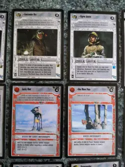 Star Wars CCG Hoth Limited BB U1 & U2 17 Card selection Light Side Set 1 - Image 3