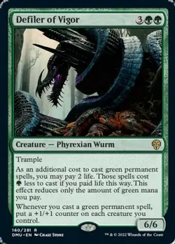 Magic The Gathering MTG DEFILER OF VIGOR Dominaria United NM Near Mint - Image 1