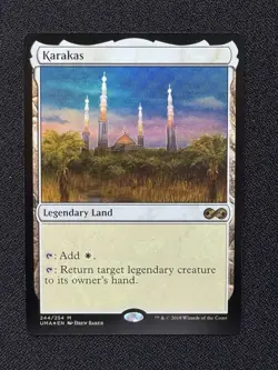 Karakas 244/254 FOIL Ultimate Masters Mythic Legendary Land English NM - Image 1
