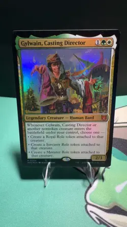Gylwain, Casting Director 4 Commander: WOE Magic: The Gathering Foil MP - Image 1