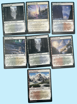 7 Snow-Covered Lands, Kaldheim, NM Near Mint, Magic the Gathering MTG - Image 1