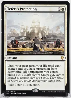 MTG Magic the Gathering Teferi's Protection - 008/309 - Commander 2017 (C17) PL - Image 1