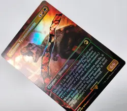 MTG Tyrannosaurus (Borderless) 0018 - Universes Beyond (REX) Foil LP - Image 3