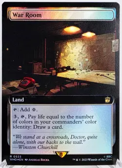MTG War Room (Extended Art) 533 - Universes Beyond: Doctor Who (WHO) Foil NM - Image 1