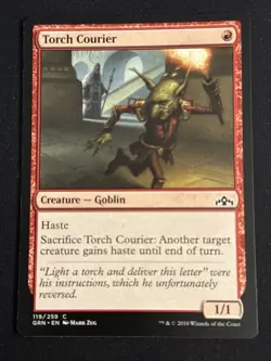 1x Torch Courier (119) Guilds of Ravnica LP MTG Magic the Gathering x1 MKE - Image 1
