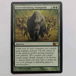 Overwhelming Stampede, 2011 Core Set (M11) #188, LP MTG - Image 1