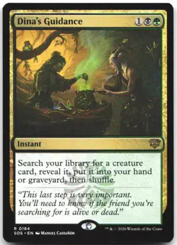 Dina's Guidance 184 Rare Secrets of Strixhaven Magic: The Gathering Near Mint - Image 1