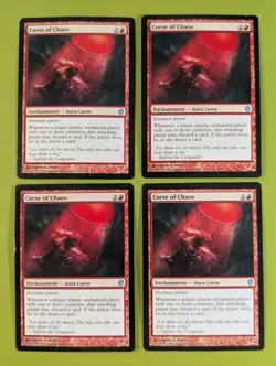 Curse of Chaos x4 Commander 2013 4x Playset Magic the Gathering MTG - Image 1